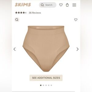 Skims sculpting mid waist brief